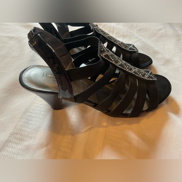Women’s London Fog Dressy Heel Sandals. Size 7 - Picture 4 of 7